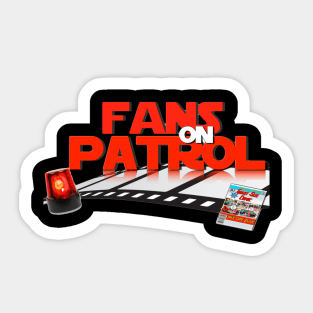 Fans on Patrol Logo Sticker